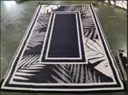 LED Outdoor Rug - SAJJGLOW 180*270 Black Palm